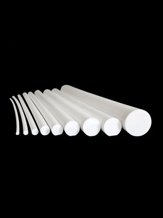 PTFE White Vrigin Natural Round Rod 10mm to 350mm Diameters